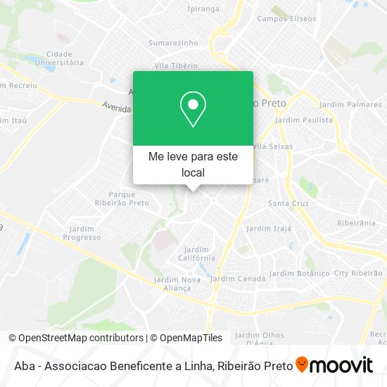 Aba - Associacao Beneficente a Linha mapa