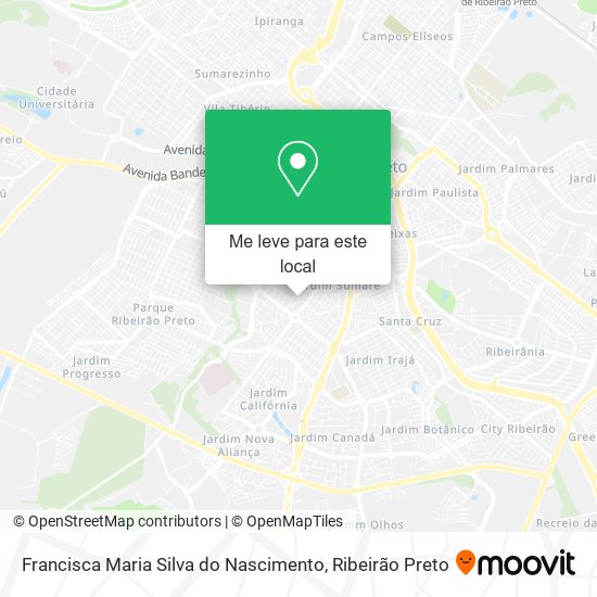 Francisca Maria Silva do Nascimento mapa