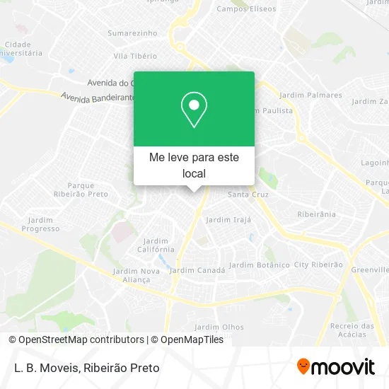 L. B. Moveis mapa