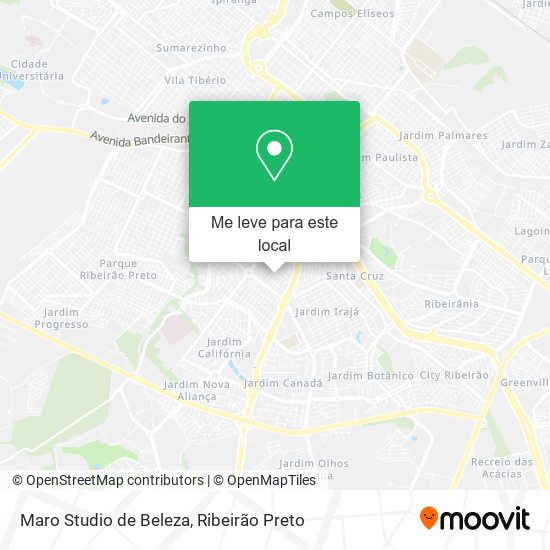 Maro Studio de Beleza mapa