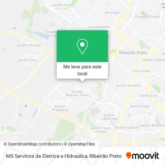 MS Servicos de Eletrica e Hidraulica mapa