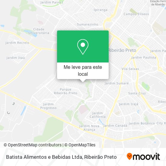 Batista Alimentos e Bebidas Ltda mapa