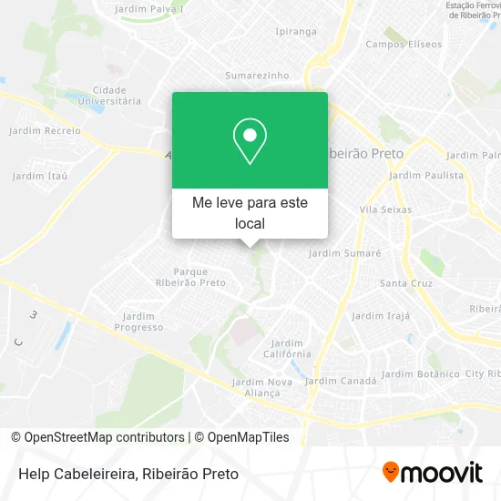 Help Cabeleireira mapa