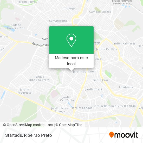 Startads mapa