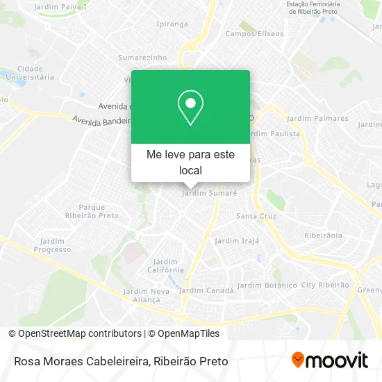 Rosa Moraes Cabeleireira mapa
