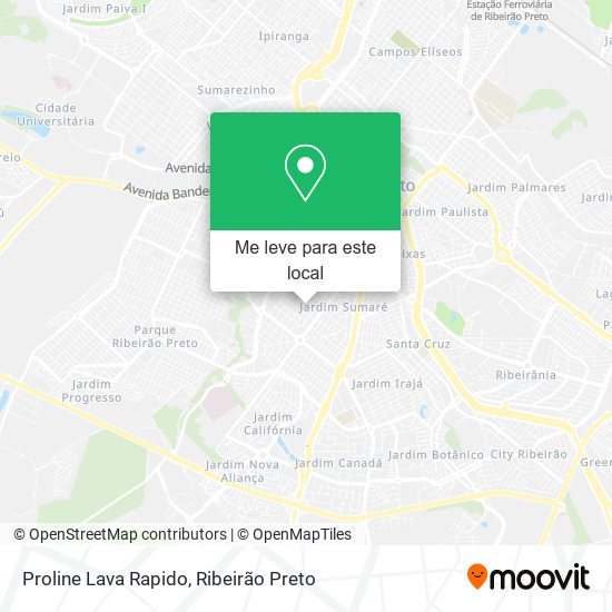 Proline Lava Rapido mapa