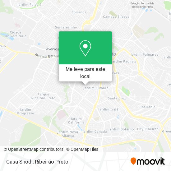 Casa Shodi mapa