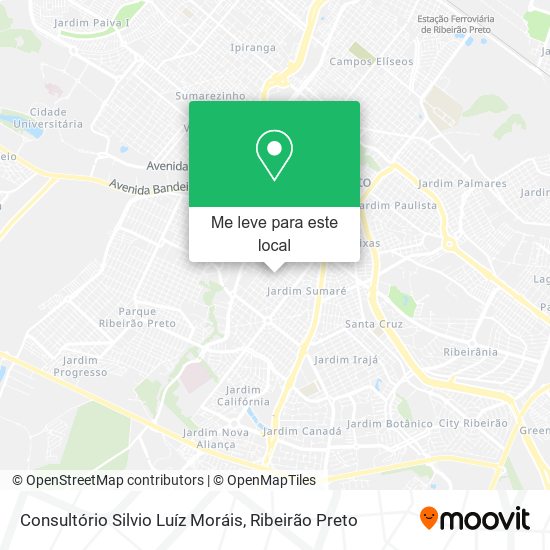 Consultório Silvio Luíz Moráis mapa