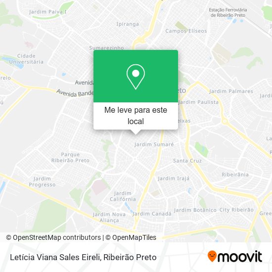 Letícia Viana Sales Eireli mapa