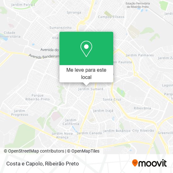 Costa e Capolo mapa