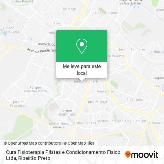 Cura Fisioterapia Pilates e Condicionamento Fisico Ltda mapa
