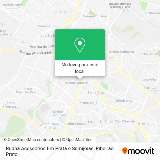 Rudna Acessorios Em Prata e Semijoias mapa