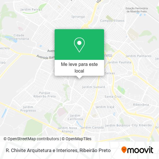 R. Chivite Arquitetura e Interiores mapa