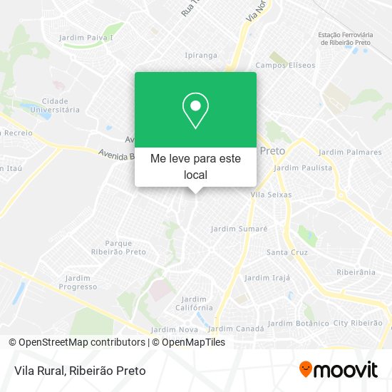 Vila Rural mapa