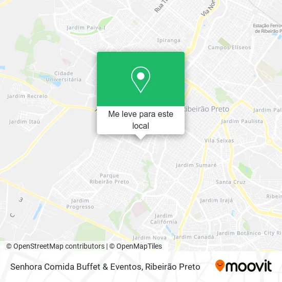 Senhora Comida Buffet & Eventos mapa