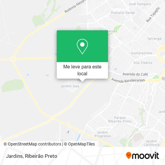 Jardins mapa