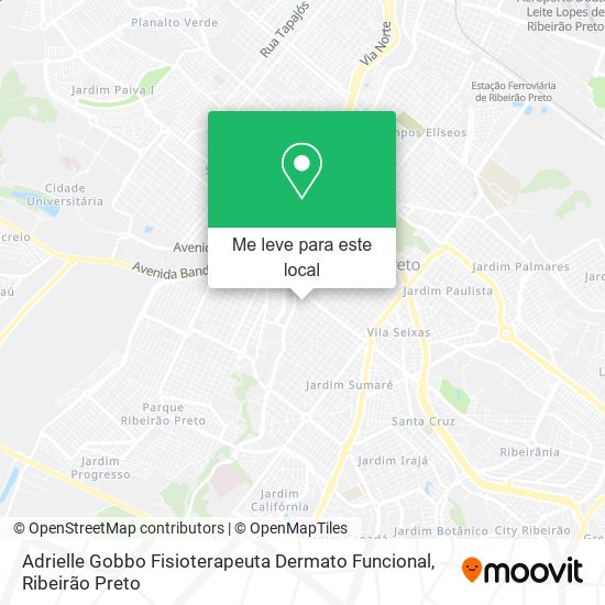 Adrielle Gobbo Fisioterapeuta Dermato Funcional mapa