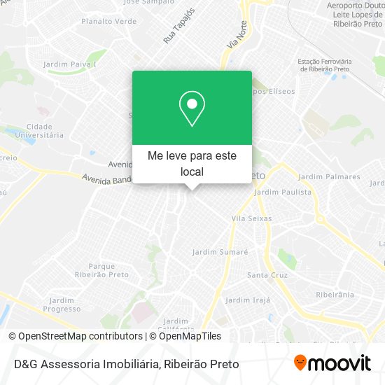 D&G Assessoria Imobiliária mapa