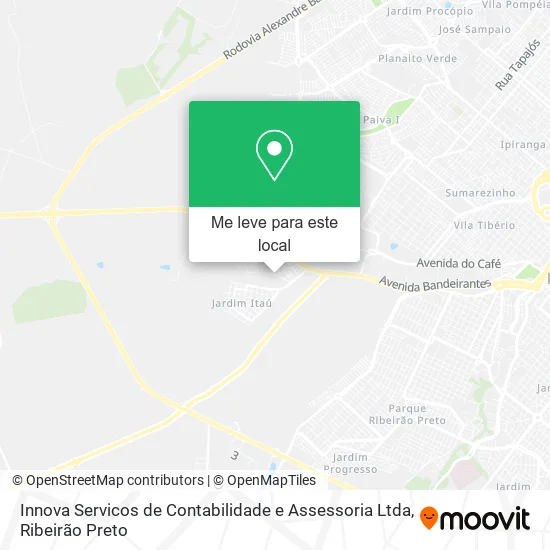 Innova Servicos de Contabilidade e Assessoria Ltda mapa