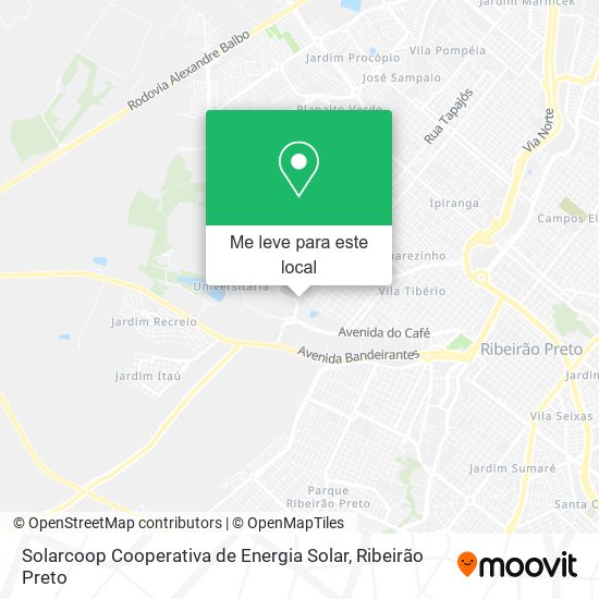 Solarcoop Cooperativa de Energia Solar mapa