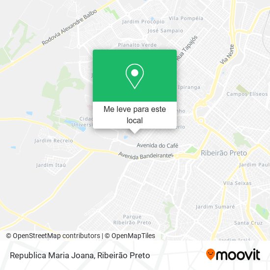 Republica Maria Joana mapa