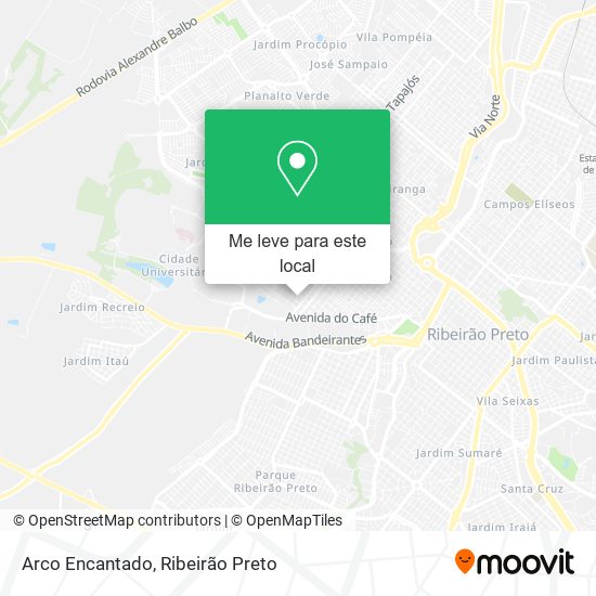 Arco Encantado mapa