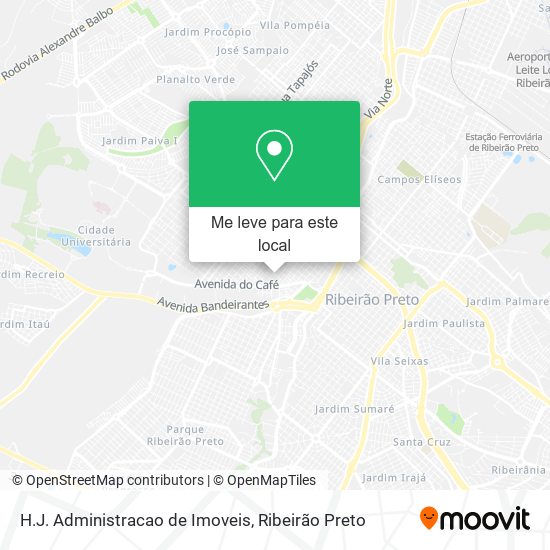 H.J. Administracao de Imoveis mapa