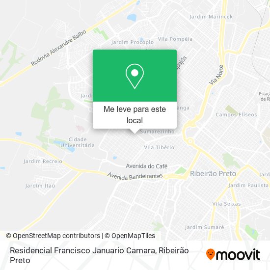 Residencial Francisco Januario Camara mapa