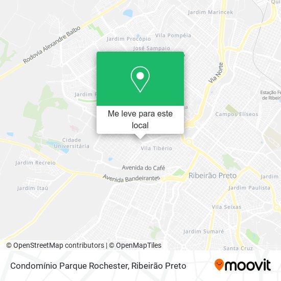 Condomínio Parque Rochester mapa