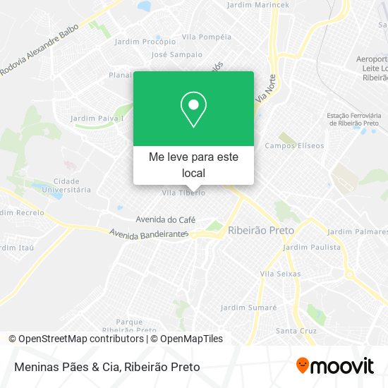 Meninas Pães & Cia mapa
