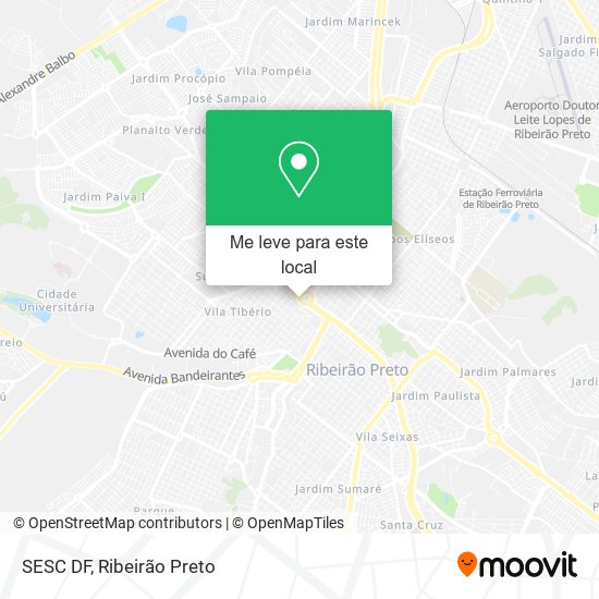 SESC DF mapa