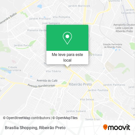Brasília Shopping mapa