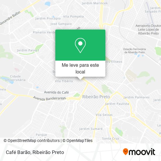 Café Barão mapa
