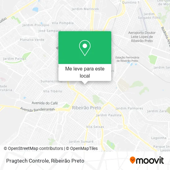 Pragtech Controle mapa