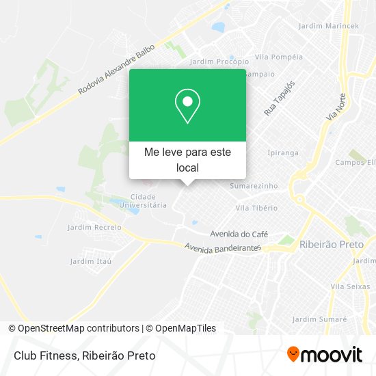 Club Fitness mapa