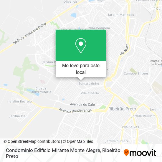 Condominio Edificio Mirante Monte Alegre mapa