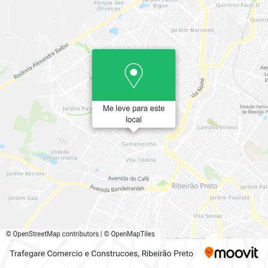 Trafegare Comercio e Construcoes mapa