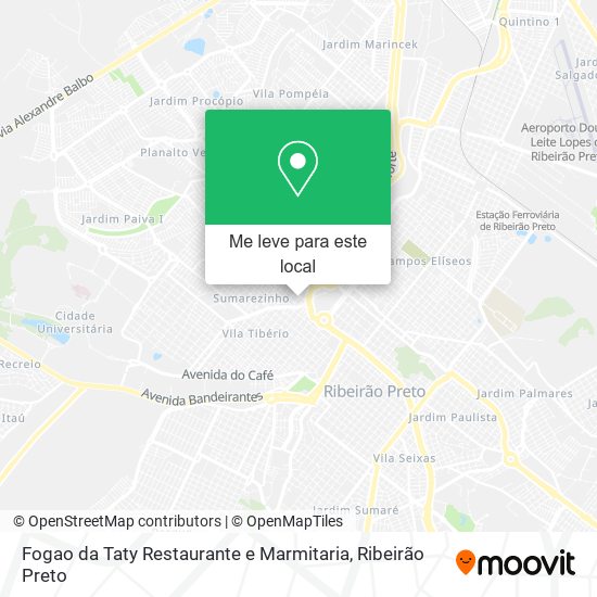 Fogao da Taty Restaurante e Marmitaria mapa