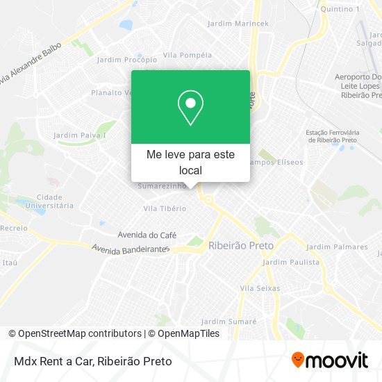 Mdx Rent a Car mapa