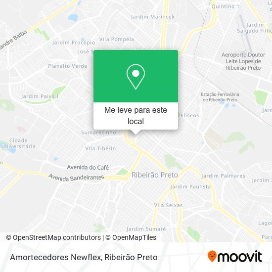 Amortecedores Newflex mapa