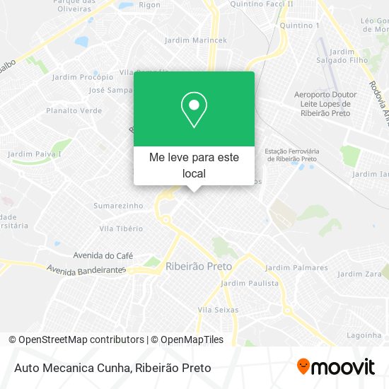 Auto Mecanica Cunha mapa