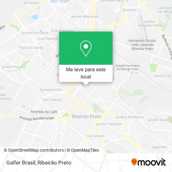 Galfer Brasil mapa