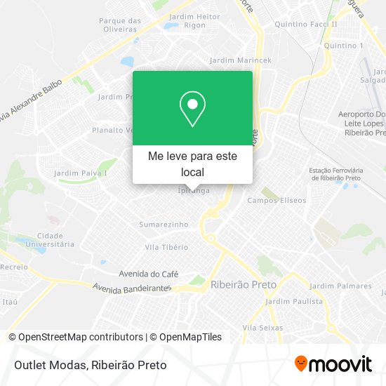 Outlet Modas mapa