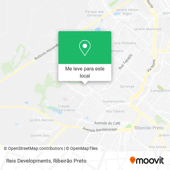 Reis Developments mapa