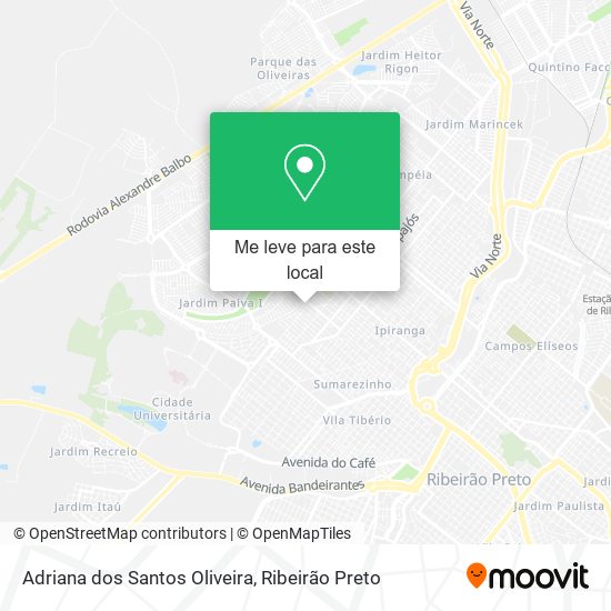 Adriana dos Santos Oliveira mapa