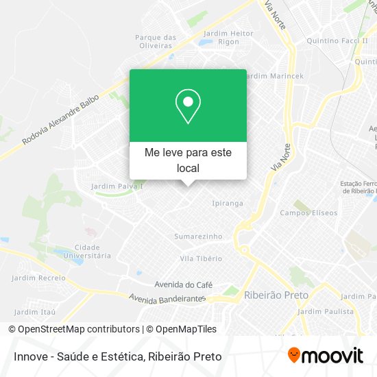 Innove - Saúde e Estética mapa