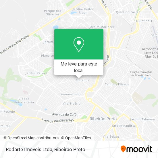 Rodarte Imóveis Ltda mapa