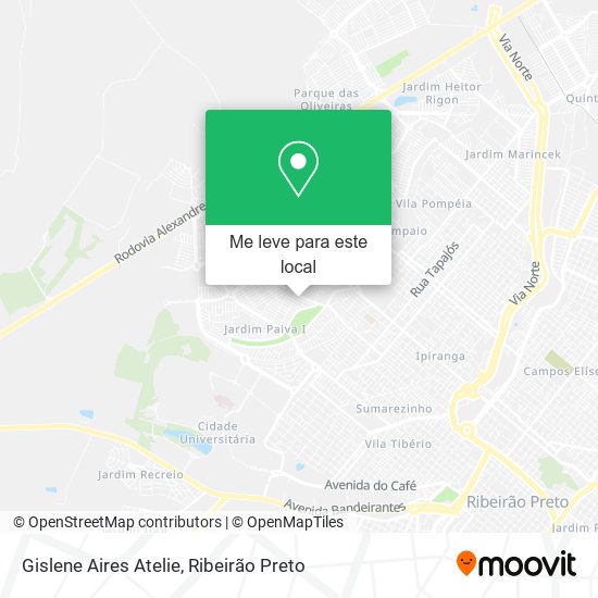 Gislene Aires Atelie mapa