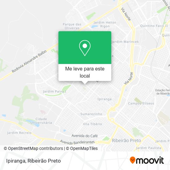 Ipiranga mapa