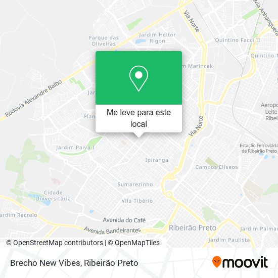Brecho New Vibes mapa